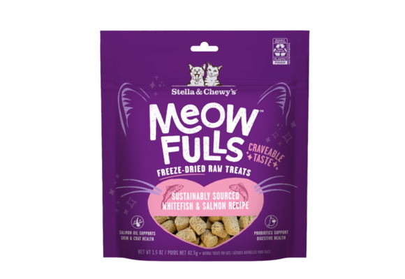 Stella & Chewy's Cat FD Whitefish & Salmon Treats 1.5oz