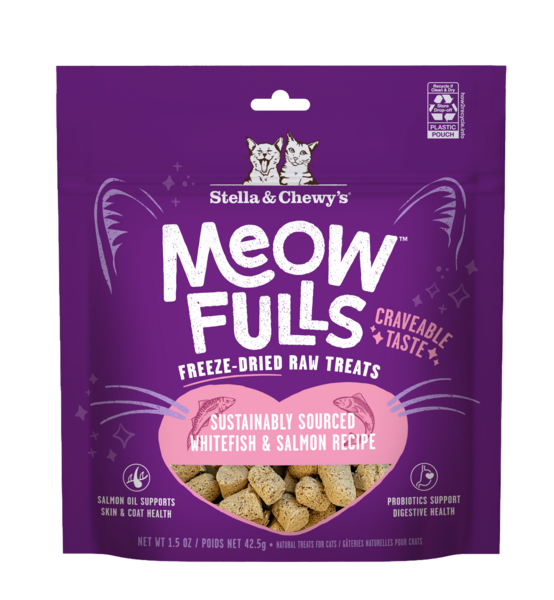 Stella & Chewy's Cat FD Whitefish & Salmon Treats 1.5oz