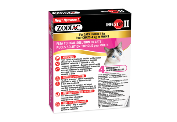 Zodiac Infestop II Cats Under 4kg
