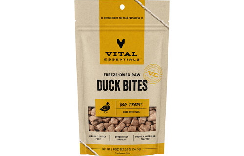 Vital Essentials FD Duck Bites Treat 2oz