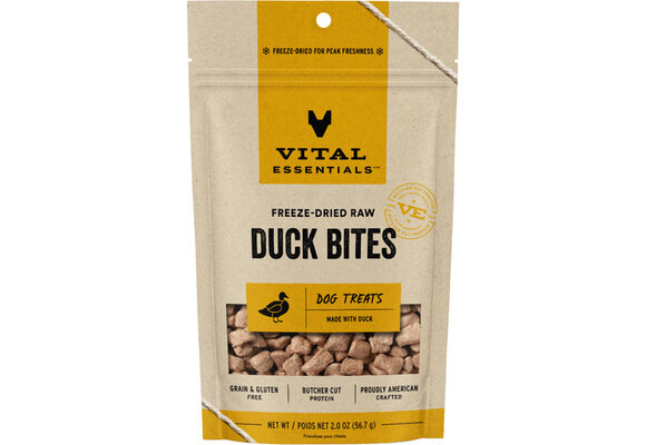 Vital Essentials FD Duck Bites Treat 2oz