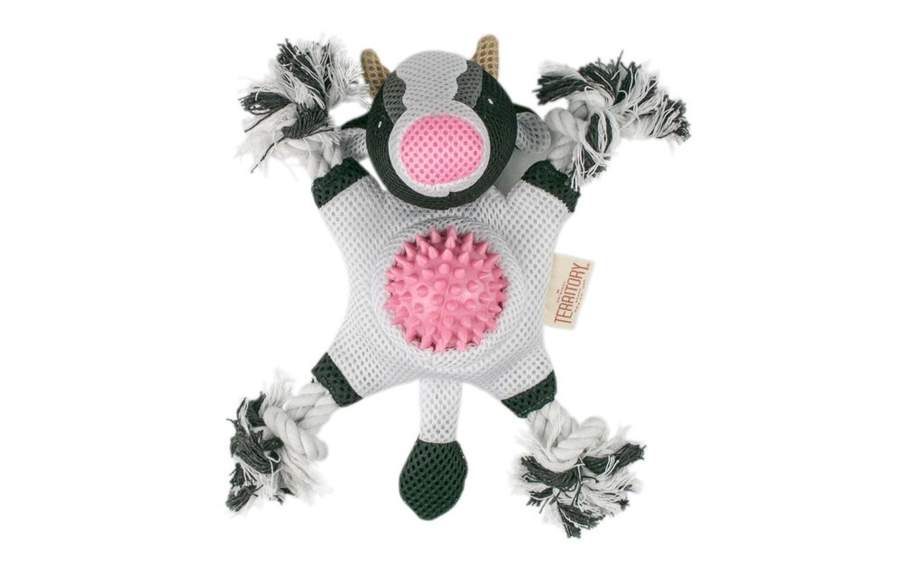 *Disc*TERRITORY Farm Friends 2-in-1 Cow Toy
