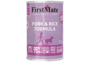 FirstMate Dog Grain Friendly Pork & Rice 12.2oz