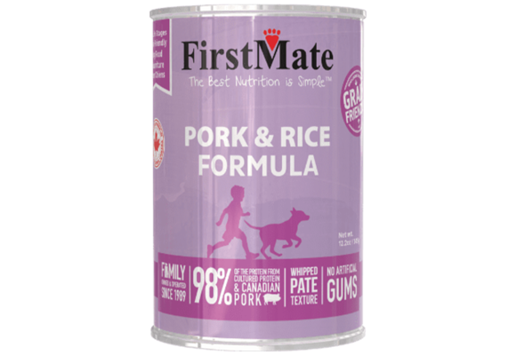 FirstMate Dog Grain Friendly Pork & Rice 12.2oz