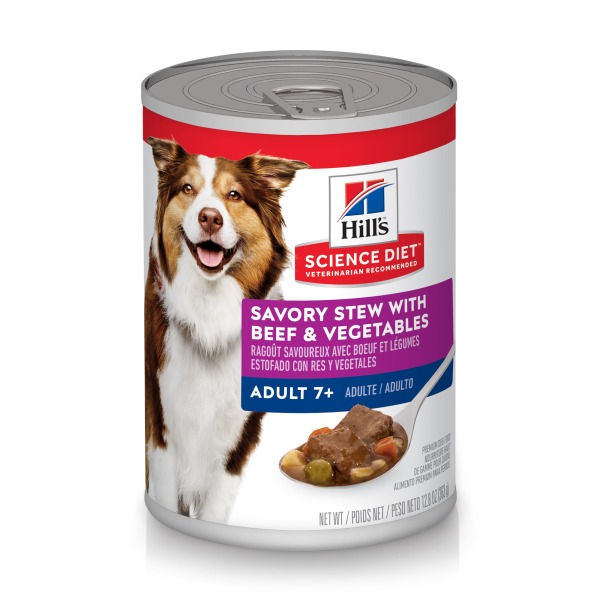 Science Diet Dog Adult 7+ Beef Stew 12.8oz