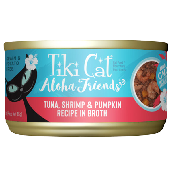 Tiki Cat Aloha Tuna, Shrimp & Pumpkin 3oz