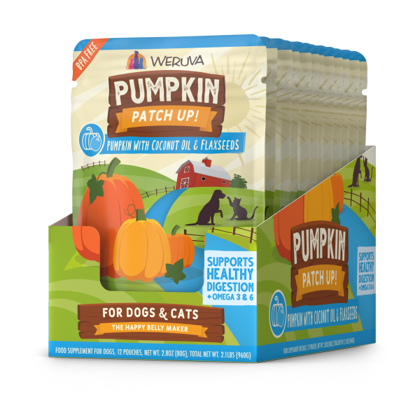 Weruva Cat/Dog Pumpkin Patch Up w/Coconut & Flax 80g Pouch