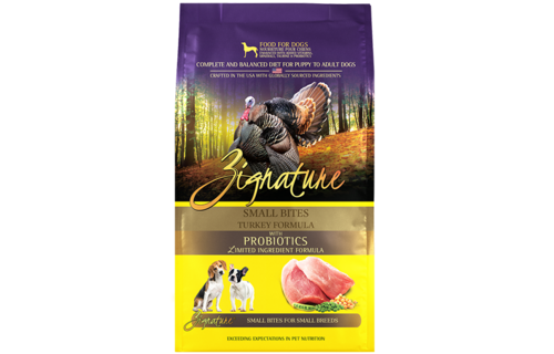 Zignature LID GF Turkey Small Bites Dog 12.5 lb