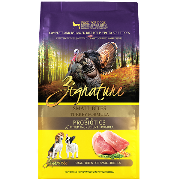 Zignature LID GF Turkey Small Bites Dog 12.5 lb