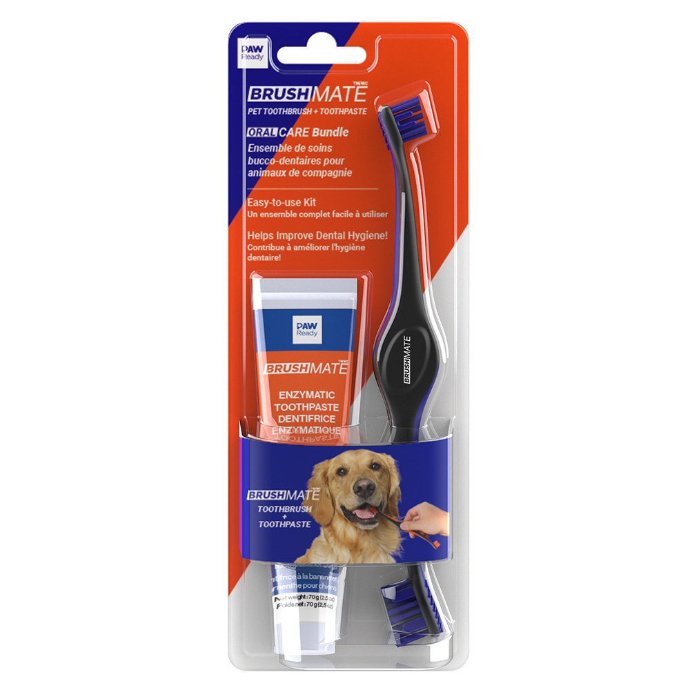 Paw Ready Brushing Bundle-Premium Toothbrush & Toothpaste