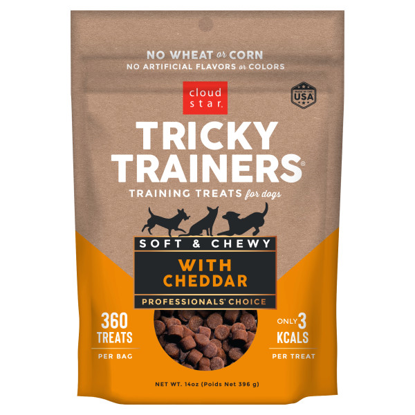 Cloud Star Tricky Trainers Chewy Cheddar Treat 14oz