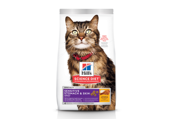 Science Diet Cat Adult Sensitive Stomach & Skin 7lb