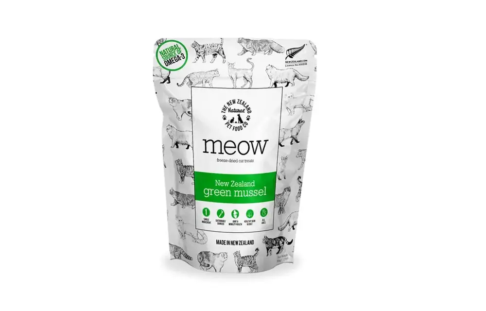 NZ Purr Green Lipped Mussels FD Treat 50g