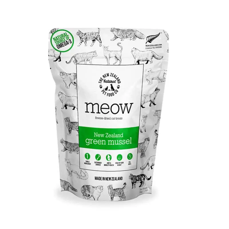 NZ Purr Green Lipped Mussels FD Treat 50g