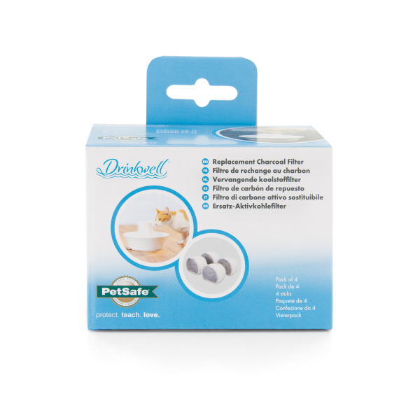 Drinkwell Charcoal Filter 4pk for Ceramic Fountains