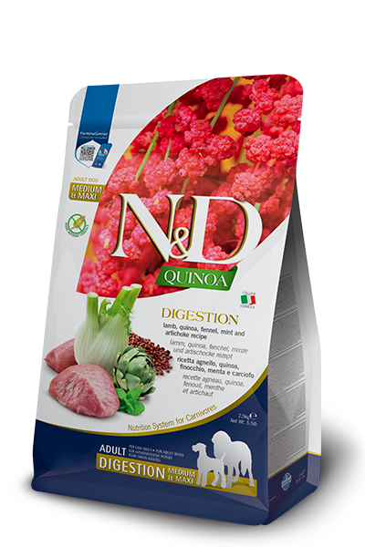 Farmina N&D Dog Quinoa - Digestion Lamb Med/Maxi 2.5kg