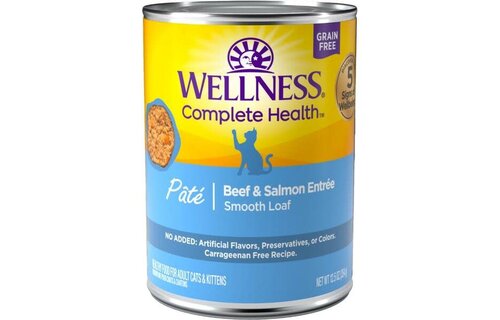 Wellness Beef & Salmon Pate Cat 12.5 oz