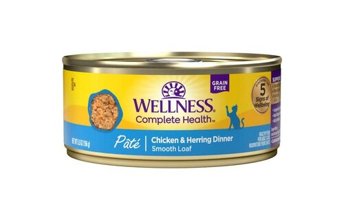 Wellness Cat Chicken & Herring Pate 5.5oz