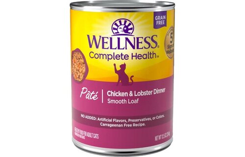 Wellness Chicken & Lobster Pate Cat 12.5 oz