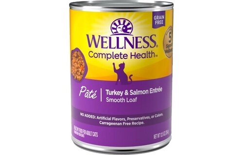 Wellness Turkey & Salmon Pate Cat 12.5 oz
