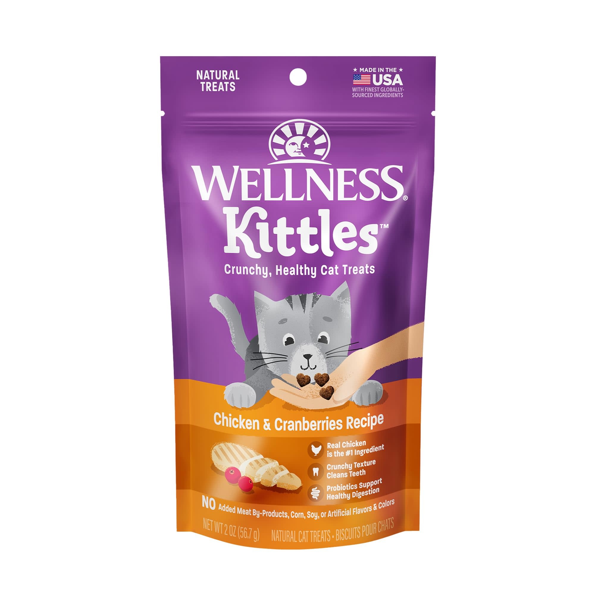 Wellness Kittles Chicken & Cranberry 2oz