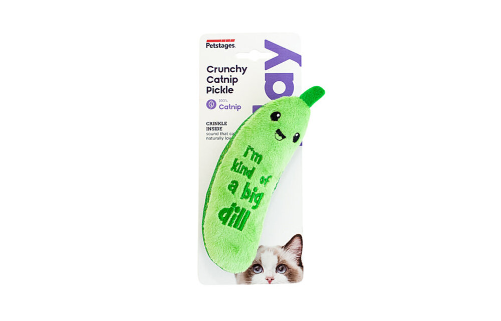 PetStages Crunchy Catnip Pickle