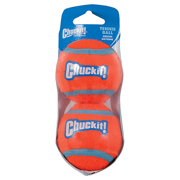 Chuckit Tennis Ball Medium 2pk Sleeve