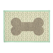 Bella Geo Bones Aqua Fashion Mat