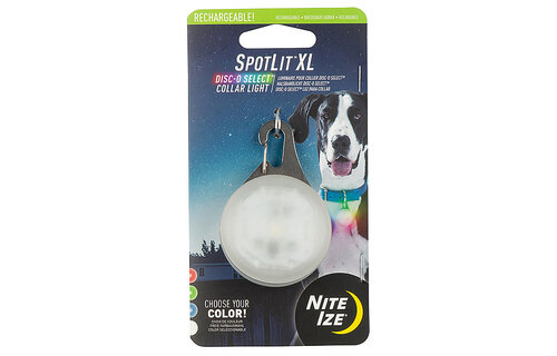 Nite Ize SpotLit XL Rechargeable Collar Light - Disc-O Select
