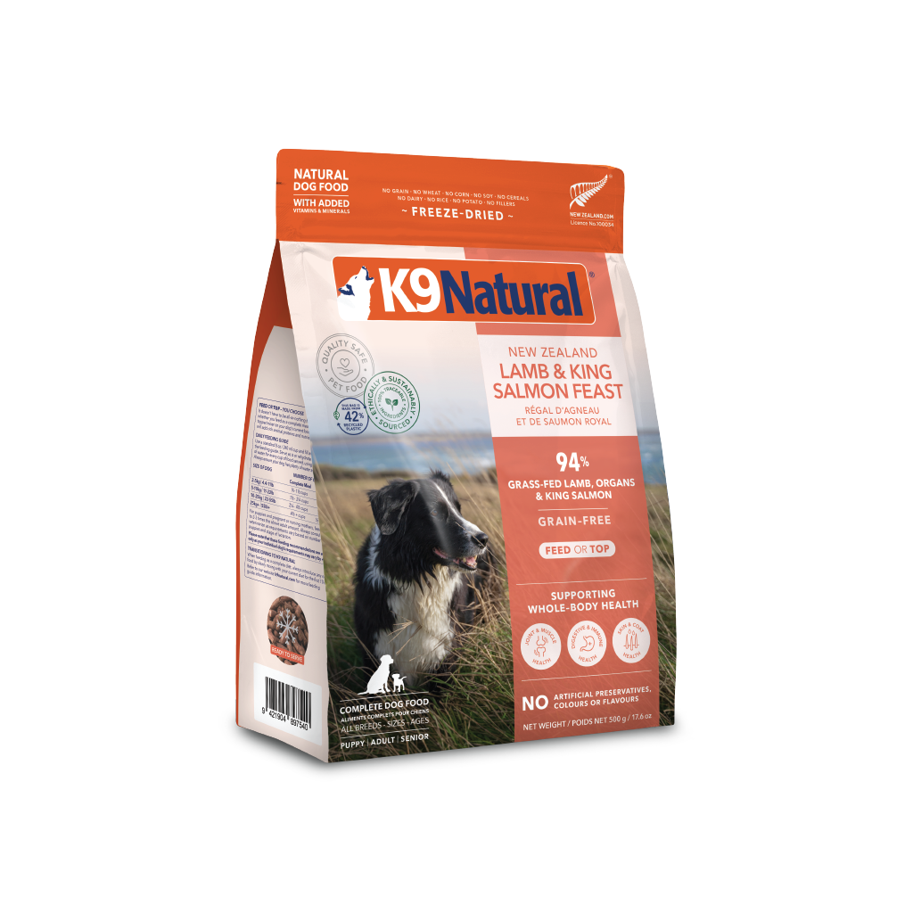 K9 Natural Freeze-Dried Lamb & Salmon 500g
