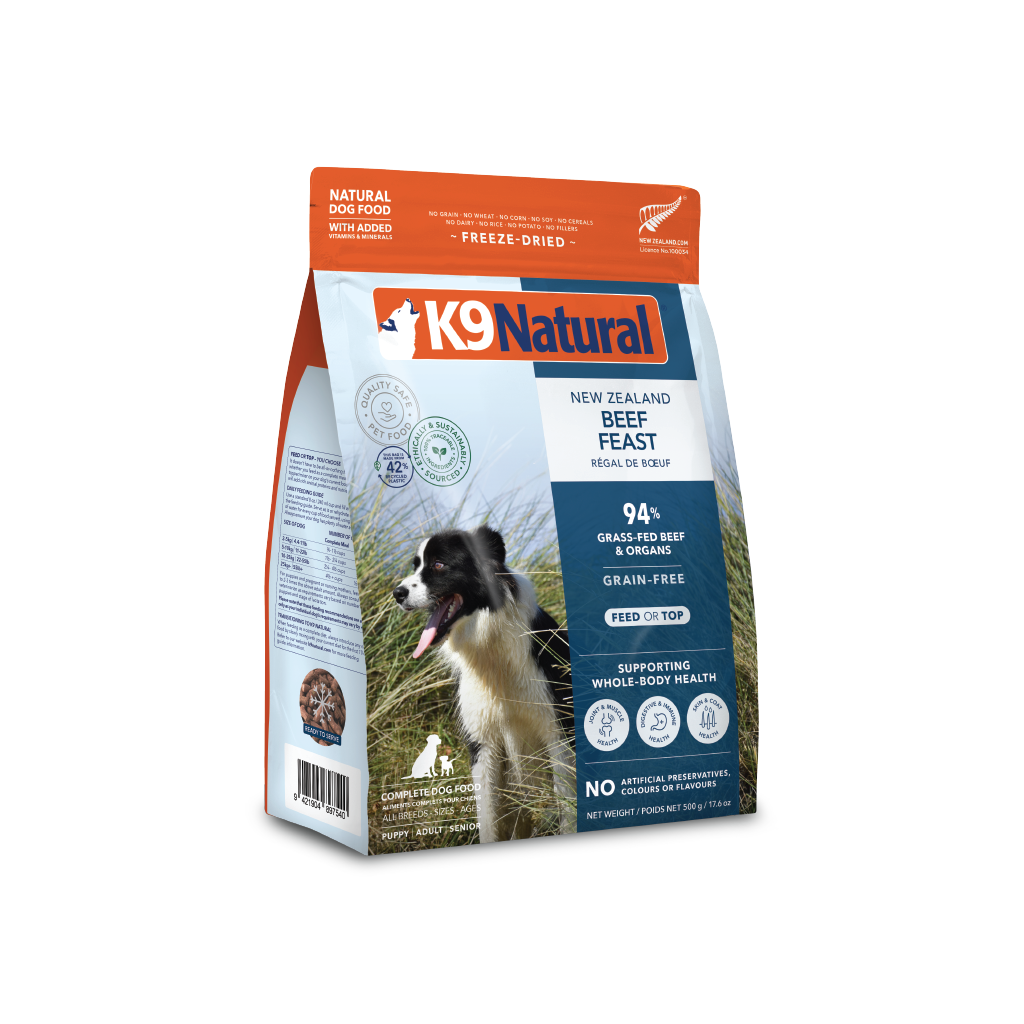 K9 Natural Freeze-Dried Beef 500g