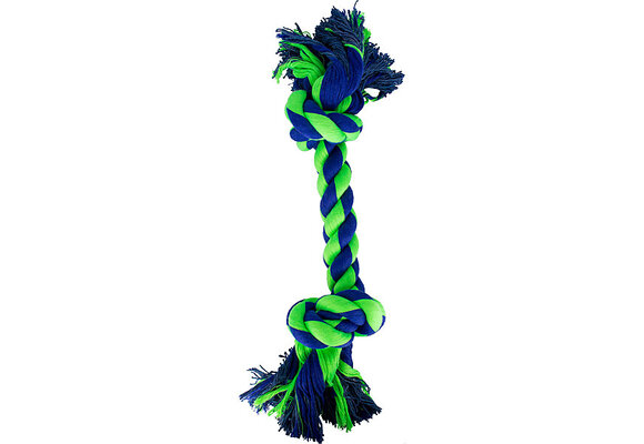 Knotty & Nice Bone Two Blue & Green 14''