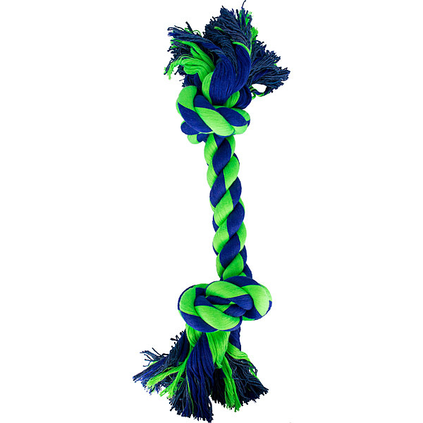 Knotty & Nice Bone Two Blue & Green 14''