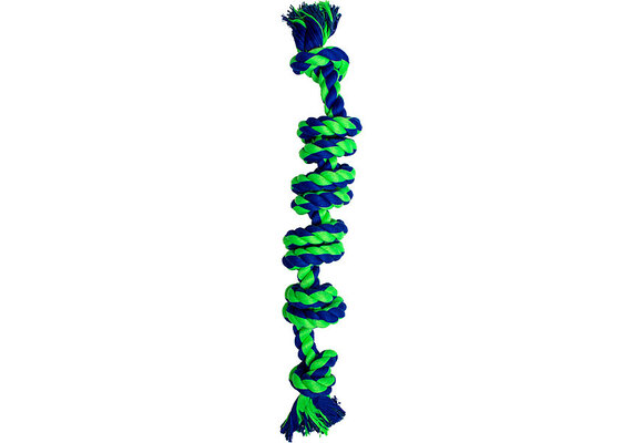 Knotty & Nice Bone Six Blue & Green 16.5 ''