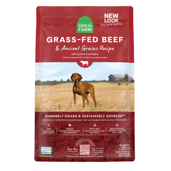Open Farm Dog Ancient Grains Beef 22lb