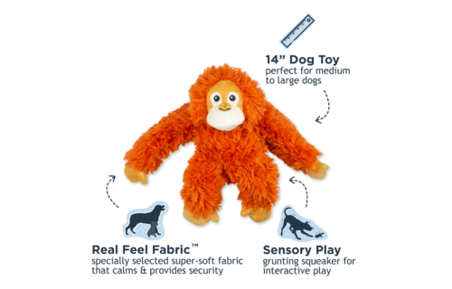 Tall Tails Rope Body Orangutan Toy 14"