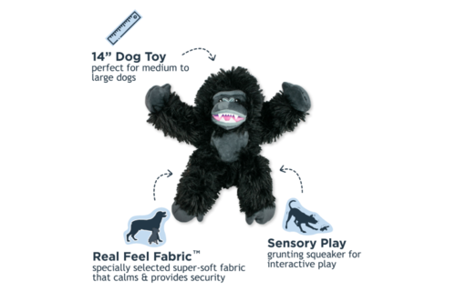 *Disc* Tall Tails Rope Body Gorilla Toy 14"