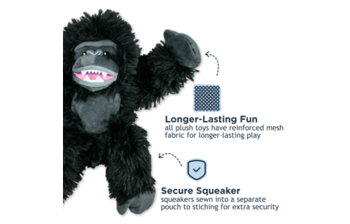*Disc* Tall Tails Rope Body Gorilla Toy 14"