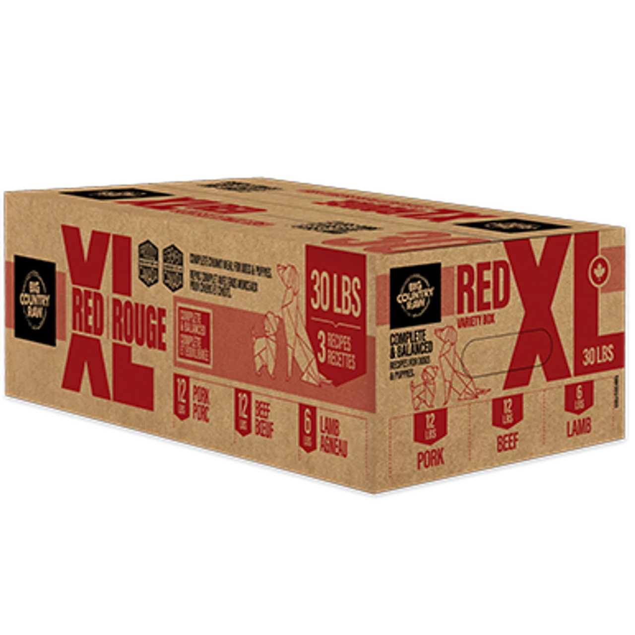 BCR XL Red 20 x 1.5Lb 30Lb