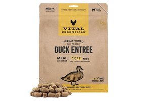 Vital Essentials FD Raw Duck Entree & Mixer Soft Nibs Dog 14oz