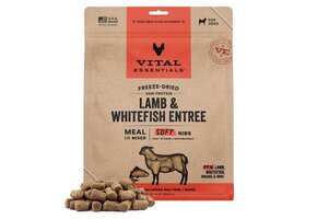 Vital Essentials FD Raw Lamb& WFish Mixer Soft Nibs Dog 14oz