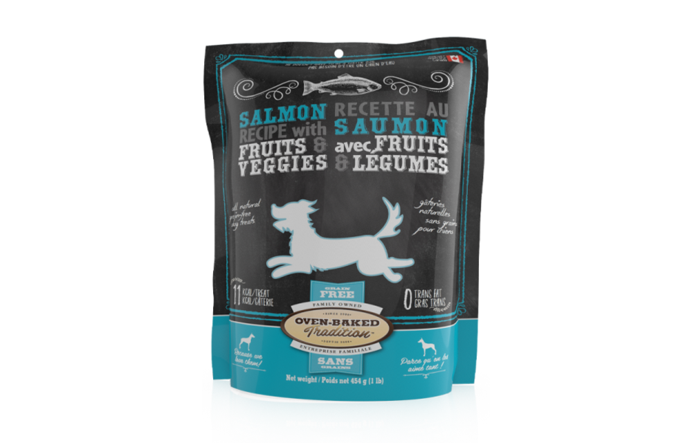 Oven-Baked Tradition Dog GF Treats Salmon 16 oz