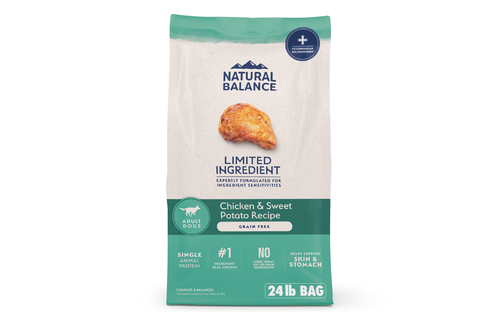 Natural Balance Dog LID Chicken & Sweet Potato 24Lb
