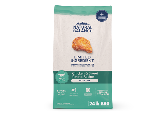 Natural Balance Dog LID Chicken & Sweet Potato 24Lb