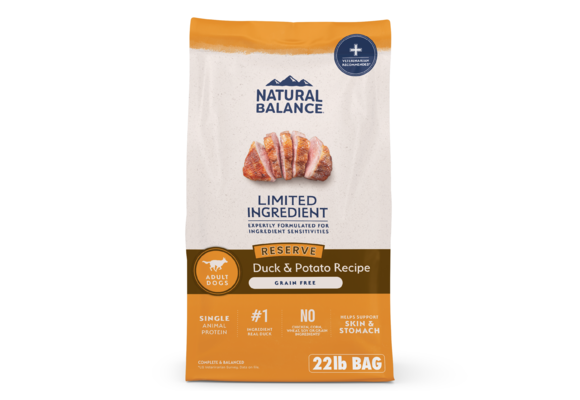 Natural Balance Dog LID Duck & Potato 22Lb