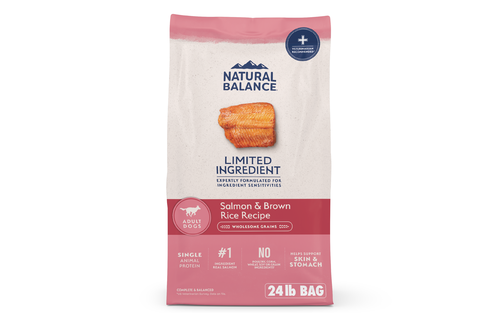 Natural Balance LID Salmon & Brown Rice Dog 24 lb
