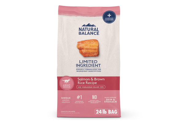 Natural Balance LID Salmon & Brown Rice Dog 24 lb