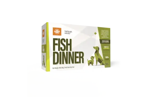 Big Country Raw Fish Dinner Dog Carton 4x1 lb