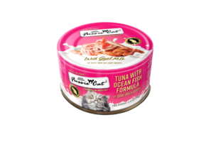 Fussie Cat Tuna w/Oceanfish in Goat Milk 2.47oz