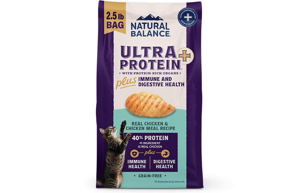 Natural Balance Cat Ultra Protein Plus Immune & Digestive Chicken 2.5lb